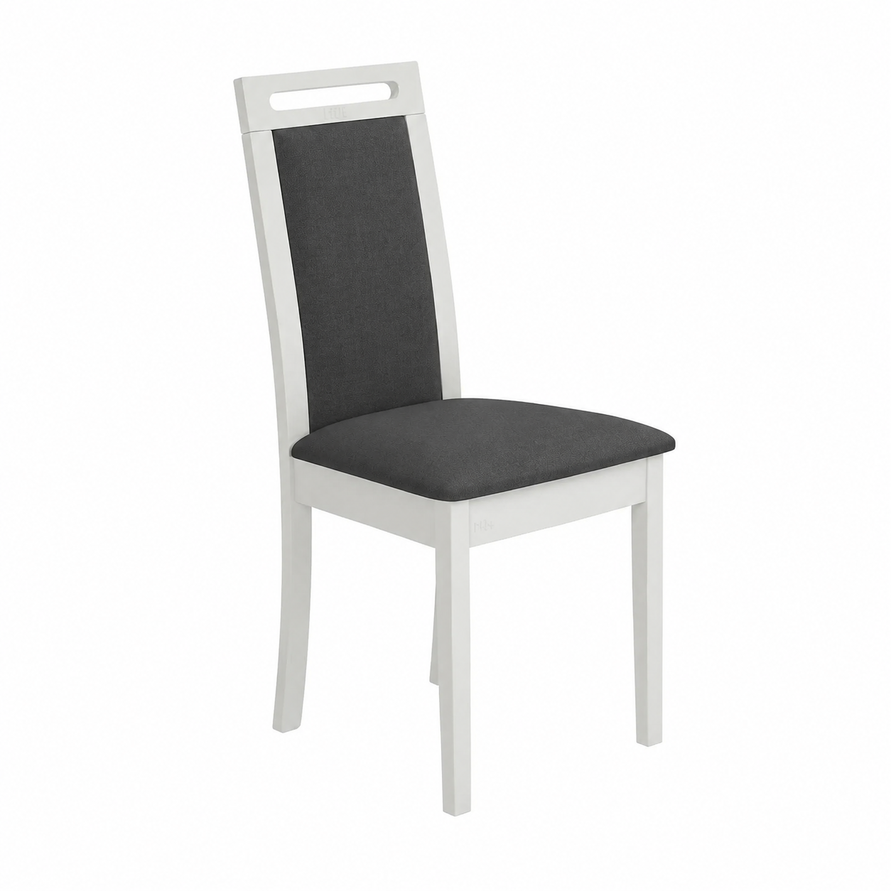 Chaise moderne bicolore en bois