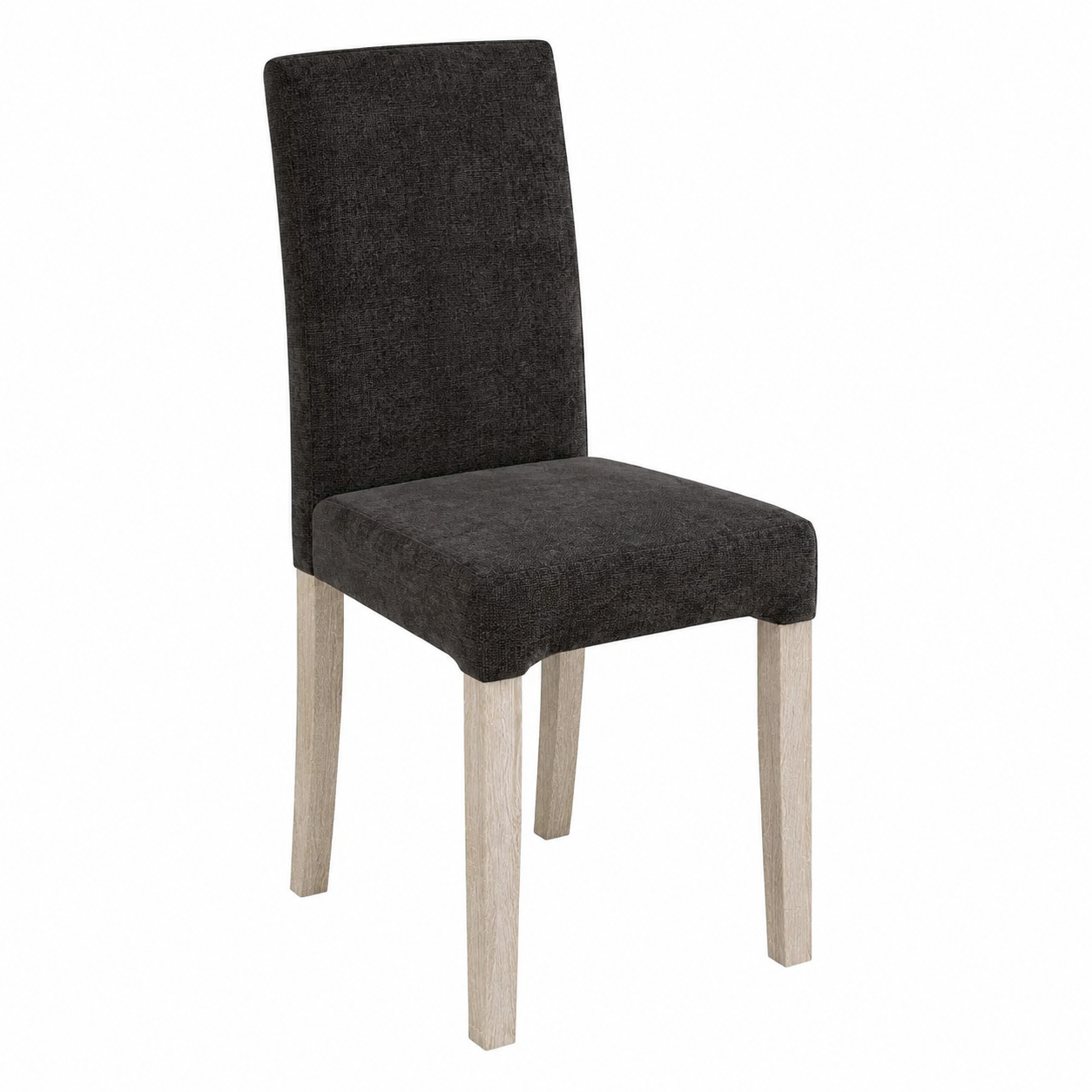 Chaise en bois clair avec options de tissu