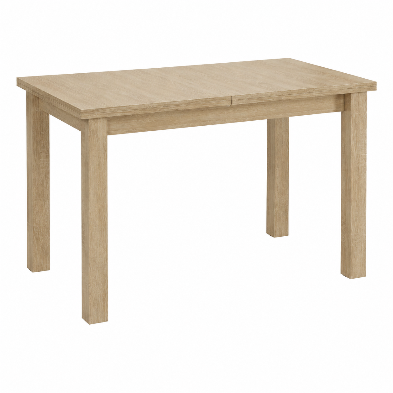 Table à manger extensible en bois de chêne, 78x80x120 cm