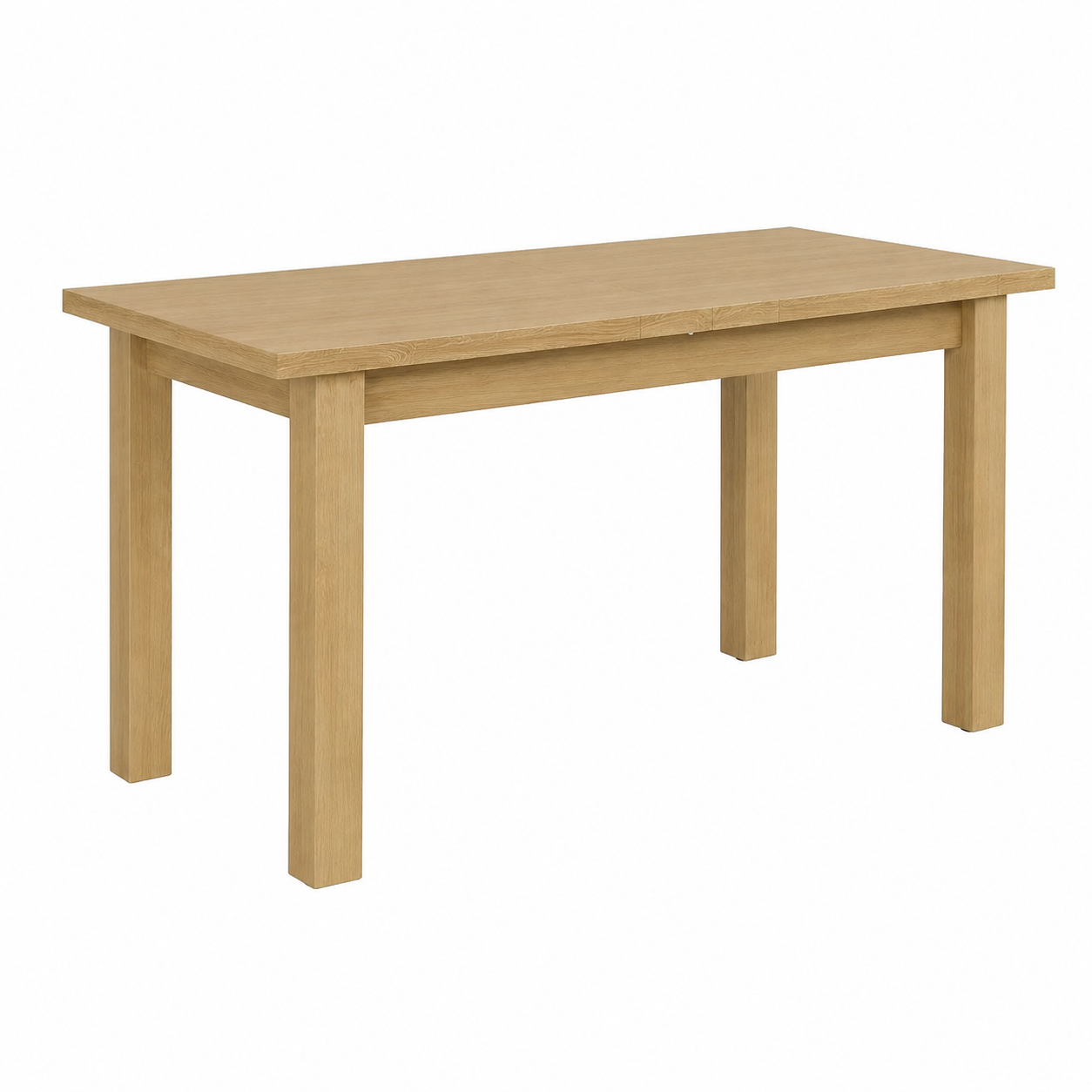 Table à manger extensible en bois de chêne, 78x80x120 cm