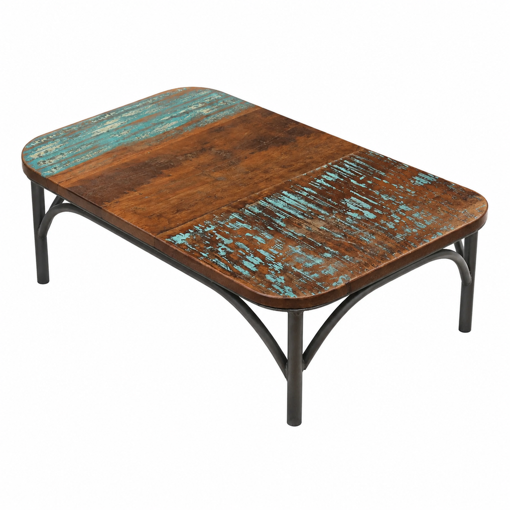Lot de 6 chaises de salle à manger en bois massif recyclé