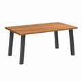 Table à manger rectangulaire en bois clair