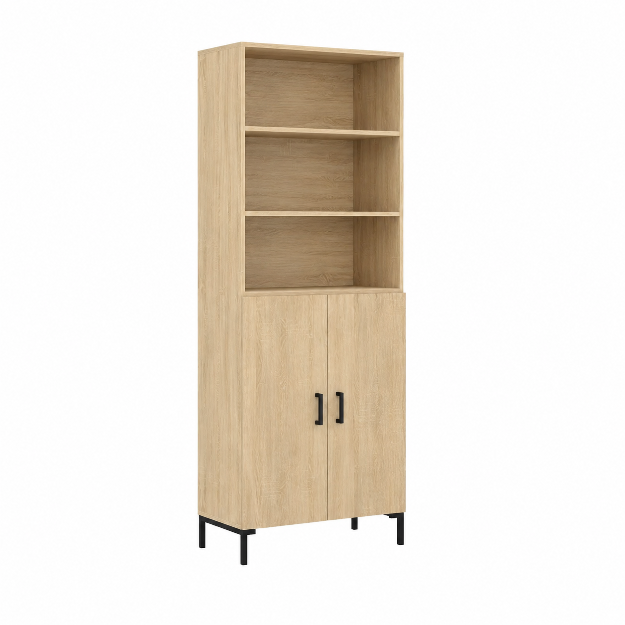 Grand buffet en chêne sonoma 70x34x180 cm