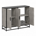 Buffet moderne gris sonoma en bois 94x35x76 cm