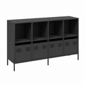 Buffet moderne noir en acier