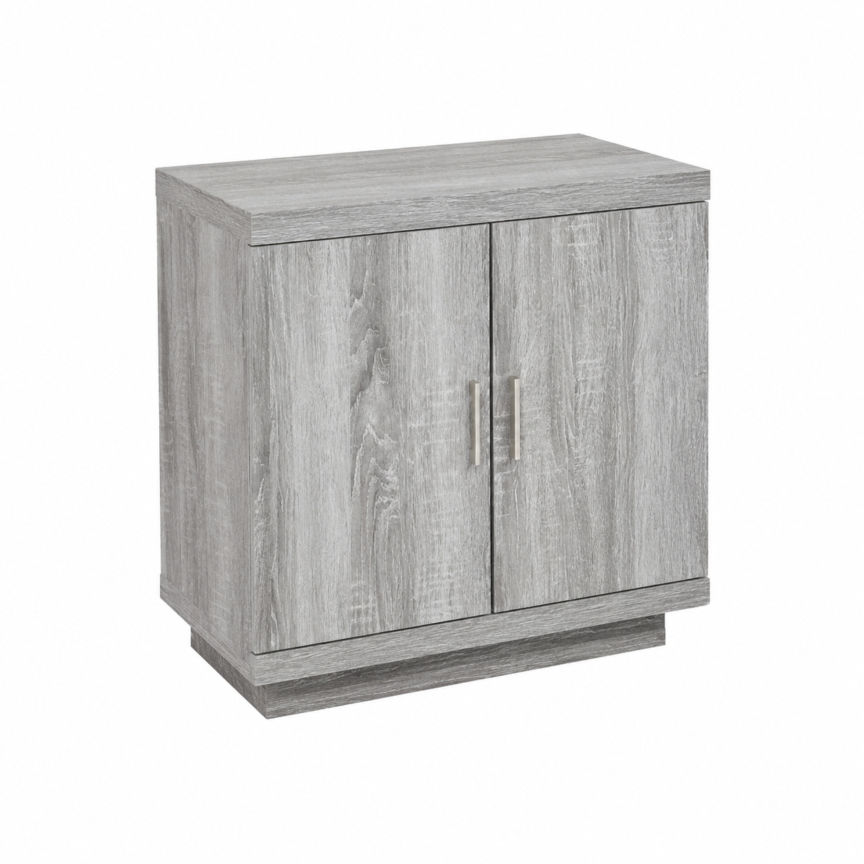 Buffet moderne gris 80x40x75 cm en bois