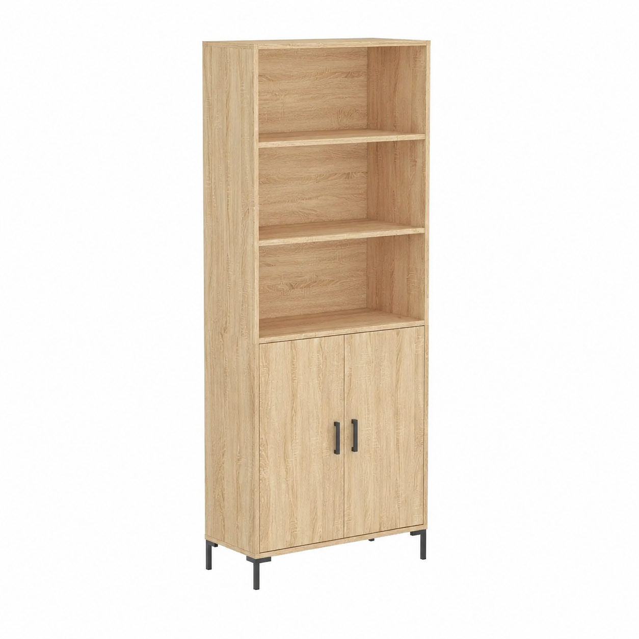 Grand buffet en chêne sonoma 70x34x180 cm