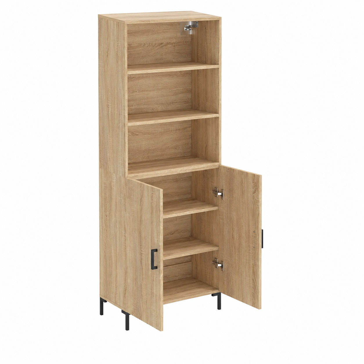 Grand buffet en chêne sonoma 70x34x180 cm