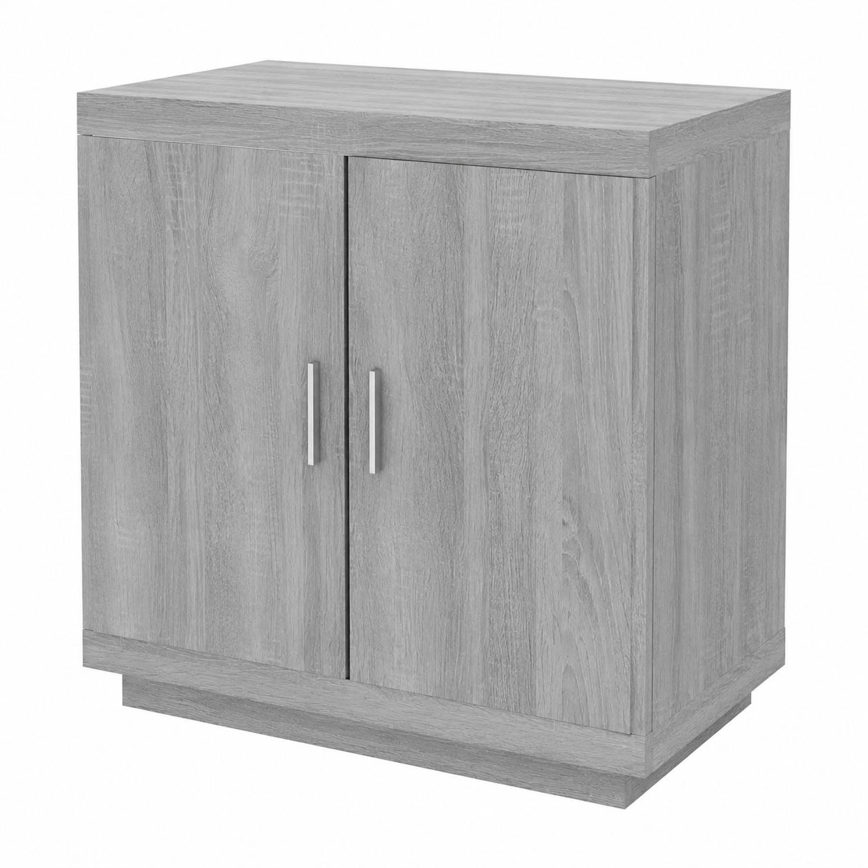 Buffet moderne gris 80x40x75 cm en bois