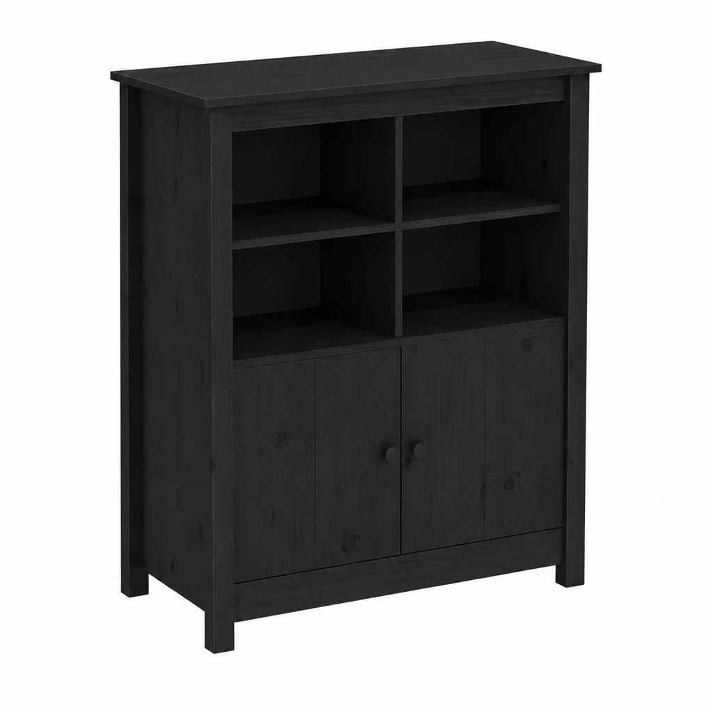 Buffet en bois massif de pin 83x41,5x100 cm