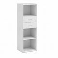 Armoire haute blanche en bois 40x42,5x124 cm