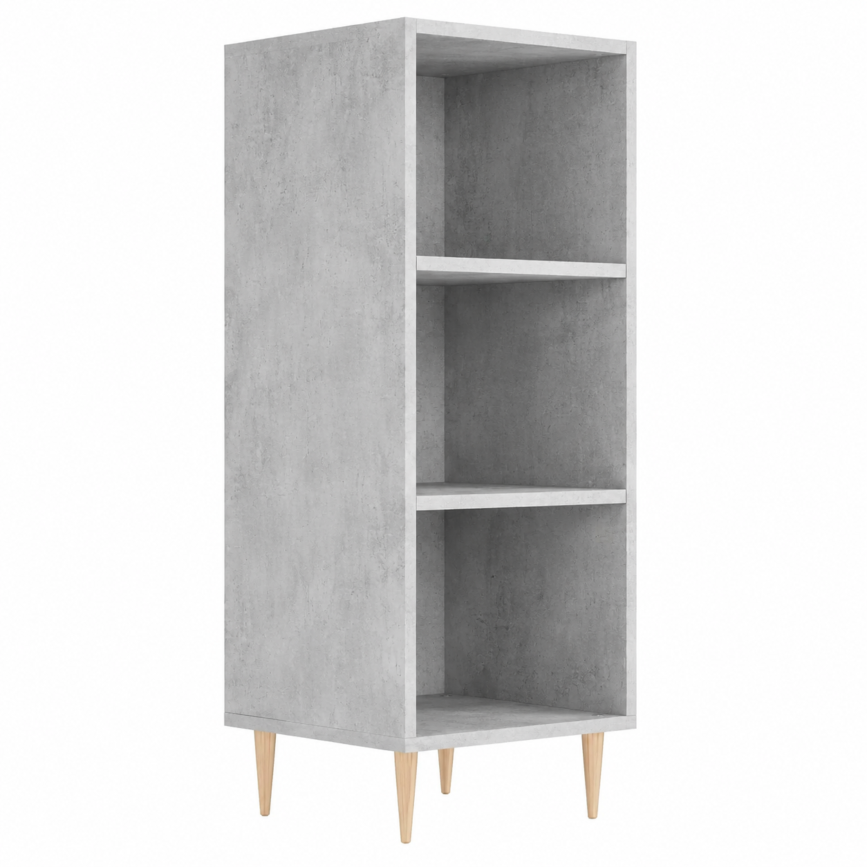 Buffet moderne gris effet béton 34,5x32,5x90 cm