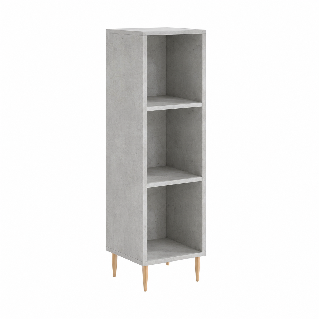 Buffet moderne gris effet béton 34,5x32,5x90 cm