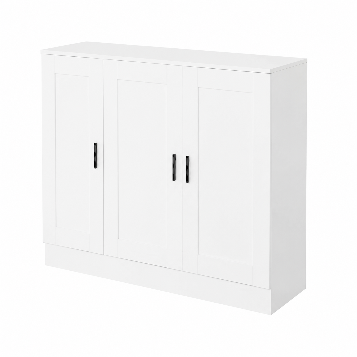 Armoire basse pour évier, finition blanche, 80x46x81,5 cm