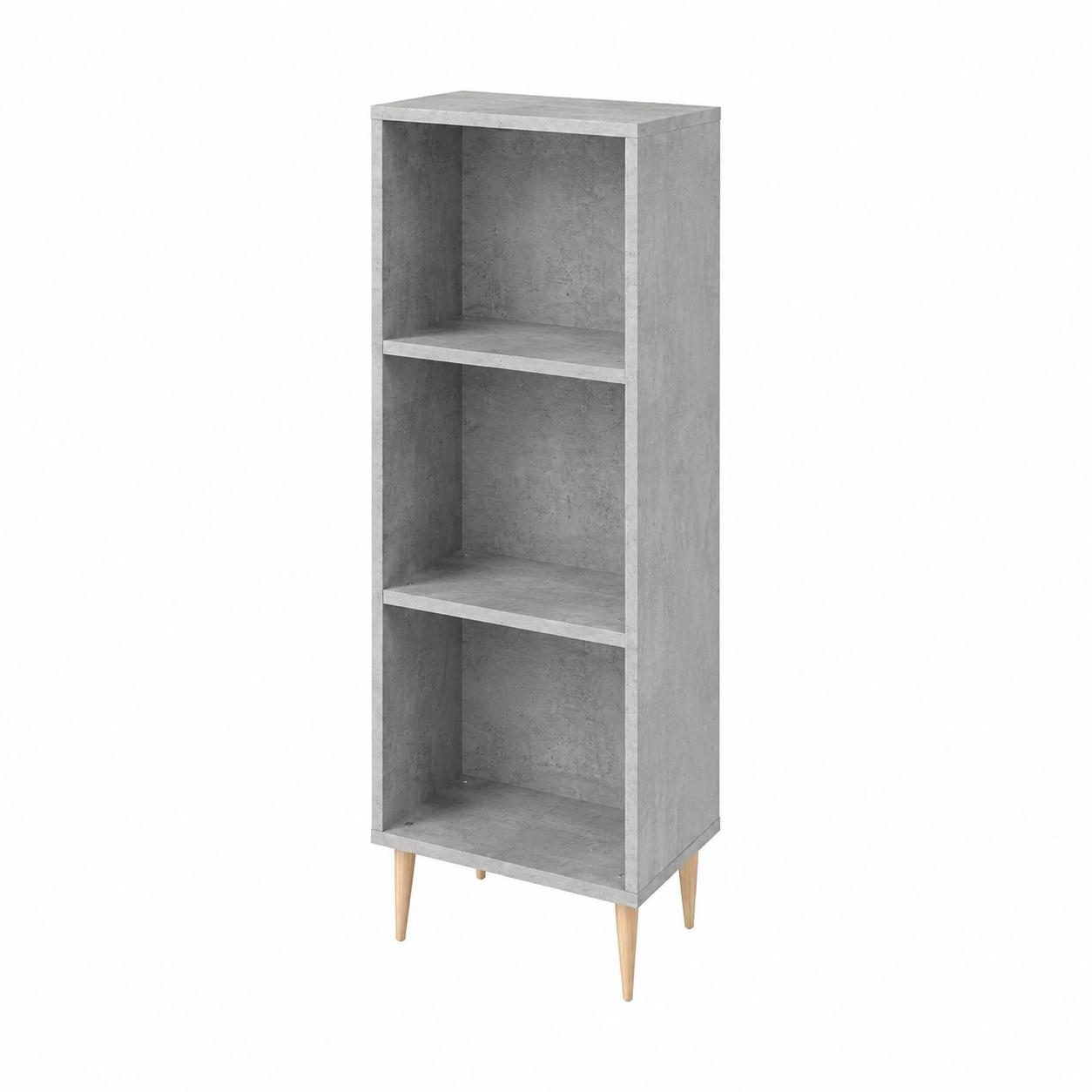 Buffet moderne gris effet béton 34,5x32,5x90 cm